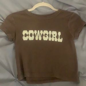 Brandy Melville Brown Cowgirl BabyT